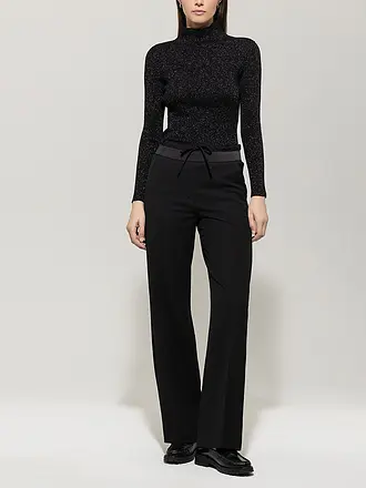 LUISA CERANO | Rollkragenpullover | schwarz